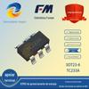 Fuman TC233A SOT23-6 usado em fone de ouvido Bluetooth com um único botão de toque, chip de gatilho de indução IC