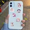 50 pegatinas de grafiti de unicornio de dibujos animados equipaje vaso de agua computadora portátil teléfono pegatinas impermeables sin infracción