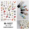 Pegatinas 5D en Relieve para Uñas Año Nuevo 2024 Dragón Chino Tótem Danza del León Fortuna Mahjong Calcomanías Adhesivas para Uñas