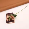 3 rosas individuales Austin, flores artificiales de alta calidad para decoración de ramos de hogar, boda y ceremonia, al por mayor