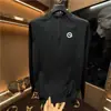 QG Ropa de Otoño e Invierno Nueva para Deportes al Aire Libre, Camisetas de Manga Larga de Secado Rápido para Hombre con Media Cremallera, para Correr y Fitness, con Cuello Alto Ligero y Transpirable