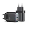 Cargador Rápido de Nitruro de Galio 45W Estándar Europeo Transfronterizo Mini Puerto Múltiple Puerto Dual A+C Cabezal de Carga para Teléfono Apple En Stock