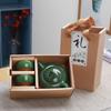Juego de té colorido con grietas de hielo taza de té para el hogar casa de té oficina banco seguro tienda 4S publicidad mezcla a mano regalo mayoreo