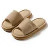 Pantuflas de Lino Transpirables y Absorbentes de Sudor para Mujer, Verano Hogar Interior Silenciosas Antideslizantes Estilo Nuevo Pantuflas de Algodón y Lino para Cuatro Estaciones para Hombre