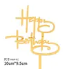 Decoração de Bolo de Celebridade da Internet Feliz Aniversário Confeitaria Bolo Acrílico Deusa Masculina Cartão Plug-in Acessórios de Celebridade da Internet