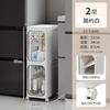 Gabinete Estrecho para Espacios de Baño, Gran Capacidad, Almacenamiento Clasificado para Espacios Angostos, Multifuncional, Plegable, con Ruedas, Gabinete de Almacenamiento para Espacios Estrechos a Prueba de Polvo