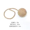 Juguetes para mascotas: Pelota de Campana de Ratán que Hace Sonido, Pelota de Juguete con Plumas, Bola de Ratán para Gato, Juguete para Gato para Perseguir y Jugar, Juguete de Autoentretenimiento para Gato