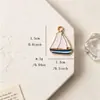 Ancla de Océano Salvavidas Aleación Goteo de Aceite Velero Accesorios de Goteo de Aceite Colgante para Bolso DIY Joyería Transfronteriza