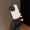 Funda de Teléfono con Patrón de Cuero Napa de Comercio Exterior Adecuada para Apple 15promax Gama Alta 14 Espejo de Cristal 12 Magnético 11