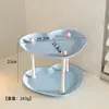 Prateleira de Armazenamento para Mesa, Organizador de Maquiagem de Aparência Sofisticada, Estante Dupla Camada Multifuncional, Bandeja para Perfume, Quarto de Dormitório