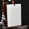Colgante de Jade Blanco Afgano Natural de Dragón y Fénix Guanyin Buda, Artículos de Jade de Zona Turística, Artículos de Jade de Vendedor Ambulante, Venta al por Mayor de Colgantes de Jade