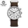 Ochstin augustden nova moda casual masculina seis ponteiros quartzo esportivo pulseira de nylon relógio masculino GD6081A