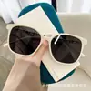 2026 Nuevo Modelo Montura Redonda Patas de Cadena Gafas de Sol para Mujer de Alta Calidad Estilo Chanel Gafas de Sol Protector Solar Tiktok Xiaohongshu