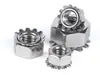 Ventas directas del fabricante de origen: Acero Inoxidable 304 Tuercas Métricas Tipo K M3~M8 Tuercas Dentadas Hexagonales Externas, Tuercas de Bloqueo