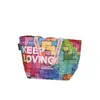 Bolsa de Compras Tejida, Bolsa Ecológica, Bolso Tote de Gran Capacidad, Bolso de Hombro para Estudiantes, Bolsa para Empaque de Regalos Transfronterizos, Hecho a Medida