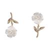 Aretes Retro Camelia para mujer 2023 nuevo diseño de nicho de hadas aretes modernos de alta gama joyería para la oreja