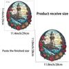 Adesivos de Janela Farol da Costa Amazônica Transfronteiriços, Adesivos Eletrostáticos para Decoração de Casa, Embelezando Janelas de Casa, Adesivos Eletrostáticos para Vidro