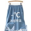 Verano Nuevo Holgado Modal Cómodo Transpirable Fresco Pantalones Cortos de Pijama para Hombre Pantalones Cortos para Casa Simples y Elegantes