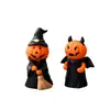 Festa de Halloween com Abóboras Novas Transfronteiriças Decorações para Mesa de Casa Boneco Fantasma Carro Ornamentos de Resina
