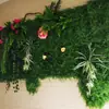 25*25cm Pared de Plantas de Césped de Milán Pared de Fondo de Césped de Plantas Verdes Decoración Pared de Flores Artificiales de Plástico Planta Verde
