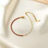 Pulseira Mais Vendida 1Qiyun Joias Moda Europeia e Americana Pulseira de Aço Titânio Luxo Leve Estilo de Nicho Acessório de Alta Qualidade