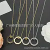 Nueva colección de collares marca D/marca Dior, disponible exclusivamente para comercio electrónico transfronterizo, productos nuevos con etiquetas originales, collar de nariz de cerdo CD al por mayor