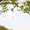 5D5D1pc Pintura de Piedras Diamantadas Captura Paisaje Patrón Colibrí Manualidades de Campana de Viento DIY Diamante Acrílico de Doble Cara