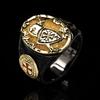 Anillo para hombre con escudo cruzado, estilo retro europeo y americano, con personalidad, estilo ebay AliExpress, con explosiones transfronterizas.
