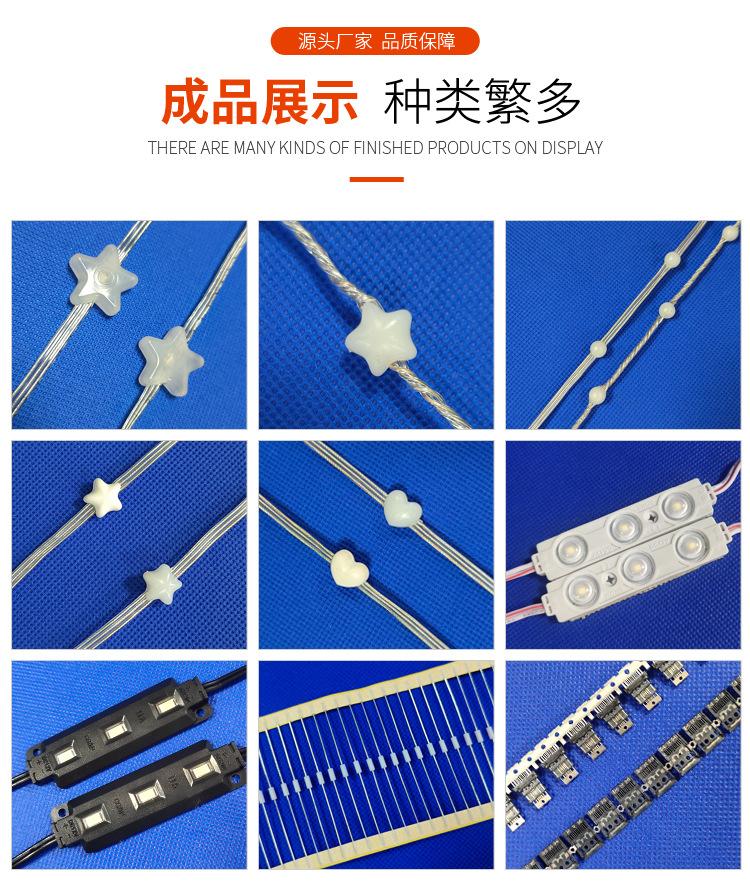 皮线灯串LED圣诞灯注塑样品