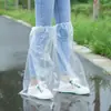 Botas de Lluvia Largas, Engrosadas, Impermeables, Antideslizantes, Senderismo al Aire Libre, a Prueba de Lluvia, Caña Alta, Cubrezapatos Desechables