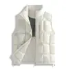 Chaleco cálido de grafeno con cuello alto, chaleco de algodón impermeable para invierno, chaleco de algodón plumón de comercio exterior transfronterizo, personalizado para hombre