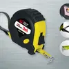 Medidor de cinta de acero inoxidable engrosado al por mayor del fabricante, modelo caracol 3.5m 7.6m herramienta de medición