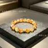 Pulseira de Jade para Mulheres com Sensação de Gelo, Calcedônia Fresca de Cor Clara, Acessórios Diários Estilo Chinês Em Estoque Dropshipping