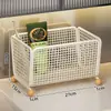 Caja de almacenamiento de mascarillas faciales de gran capacidad, cesta de almacenamiento de cosméticos para lavabo de baño, estante para productos de cuidado de la piel de escritorio para baño
