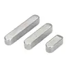 Llave Plana de Acero Inoxidable 304 con Esquinas Redondeadas Tipo Gb1096A Ranura para Pasador de Llave Plana Cabezal de Llave Cuadrado M3M4M5M6M8M10