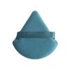 Puff de polvo de maquillaje triangular especial de terciopelo cristalino súper suave de lana corta redondo cuadrado flocado de doble cara