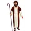 Disfraz de Pastor Árabe del Medio Oriente para Mascarada de Halloween Disfraz de Jefe Árabe Unido
