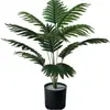 Plantas Verdes Simuladas, Plantas de Girasol de Alta Gama, Plantas en Maceta, Adornos de Decoración para Sala de Estar del Hogar, Árboles Falsos y Plantas Verdes de Interior de Pie