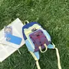 Mochila Colorida Contrastante para Mulheres 2026 Nova Moda Estilo Universitário Mochila de Viagem ao Ar Livre Leve Grande Capacidade Mochila Escolar para Estudantes