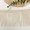 Venta al por mayor del fabricante Cuerda Trenzada de Algodón Puro Hilo Retorcido Borla de Encaje Cuerda Trenzada Borla Accesorios para Ropa Cortinas Accesorios