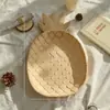 Bandeja de Madera sin Acabar, Plato Decorativo Estilo Vintage Desgastado, Bandeja de Almacenamiento para Joyas, Plato de Fruta Pintado a Mano con Graffiti