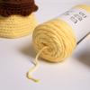 Ruyiniao Hilo de 2 mm Hebra Redonda Hilo de Algodón Hueco Tejido a Mano DIY Material para Bolsas Hilo Grosor Medio Bola de Lana Crochet