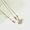 Colgante de Buda Guanyin con Cerradura de Nube de Jade Hetiano Natural, Colgante de Jade con Frijol de las Cuatro Estaciones de Jade Hetiano Estilo Tradicional, Colgante de Jade
