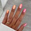Comprimento médio europeu quadrado contraste cor unha peça de beleza moda all-match unhas postiças não desatualizadas unhas especiais das mulheres peça de beleza