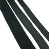 Tirantes de sujetador con respaldo de pelo brillante en blanco y negro en stock, Bandas elásticas para ropa interior de spandex, Cinta suave de nailon teñible