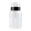 Frasco de Pressão para Manicure Líquido para Cravos Frasco Vazio com Trava Frasco de Pressão Frasco de Sucção para Manicure Tampa Preta com Trava Garrafa de Água Removedor de Esmalte