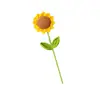 Regalo para el Día del Maestro: Ramo de girasoles tejido a mano, girasoles artificiales, un regalo para maestros en el Día del Maestro