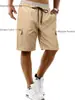 Comercio Exterior Transfronterizo Ropa de Trabajo Deportiva para Hombre Shorts Verano 2026 Sueltos Multibolsillo Transpirables de Secado Rápido Shorts Venta al por Mayor