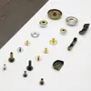 Fivela de Alça de Couro Fivela de Cabeça de Metal Latão Parafuso de Liga Acessórios de Fivela de Cobre Alça de Couro Estilo Japonês Fivela de Metal