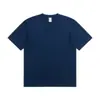 Camiseta de alta calidad 100% Algodón Puro para Hombre, Pesada, Color Sólido, Cuello Redondo, Manga Corta, Casual, Algodón Peinado, Camiseta de Hombro para Hombre y Mujer